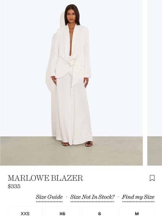 Rat & Boa Jackets & Blazers - Rat & Boa White Marlowe Blazer